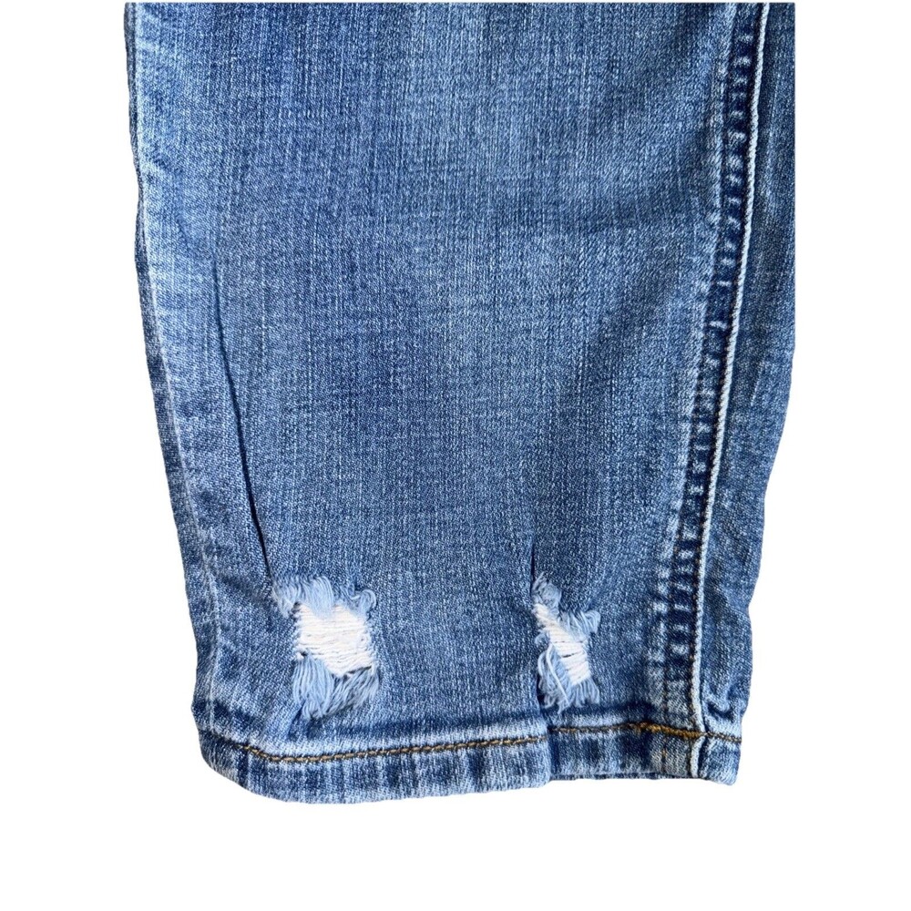 Studio Blue Womens 32 Stretch Med Wash Distressed Skinny Slim Fit 5-Pocket Jeans - Picture 3 of 16